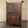 19th Century Country French Normandie Armoire in Stripped Oak