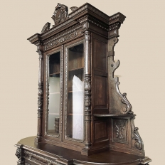 19th Century French Renaissance Two-Tiered Bookcase ~ Bibliotheque