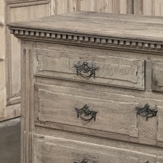 18th Century French Neoclassical Chest of Drawers in Stripped Oak