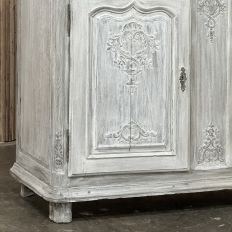 18th Century Country French Whitewashed Buffet ~ Cabinet