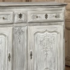 18th Century Country French Whitewashed Buffet ~ Cabinet