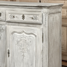 18th Century Country French Whitewashed Buffet ~ Cabinet