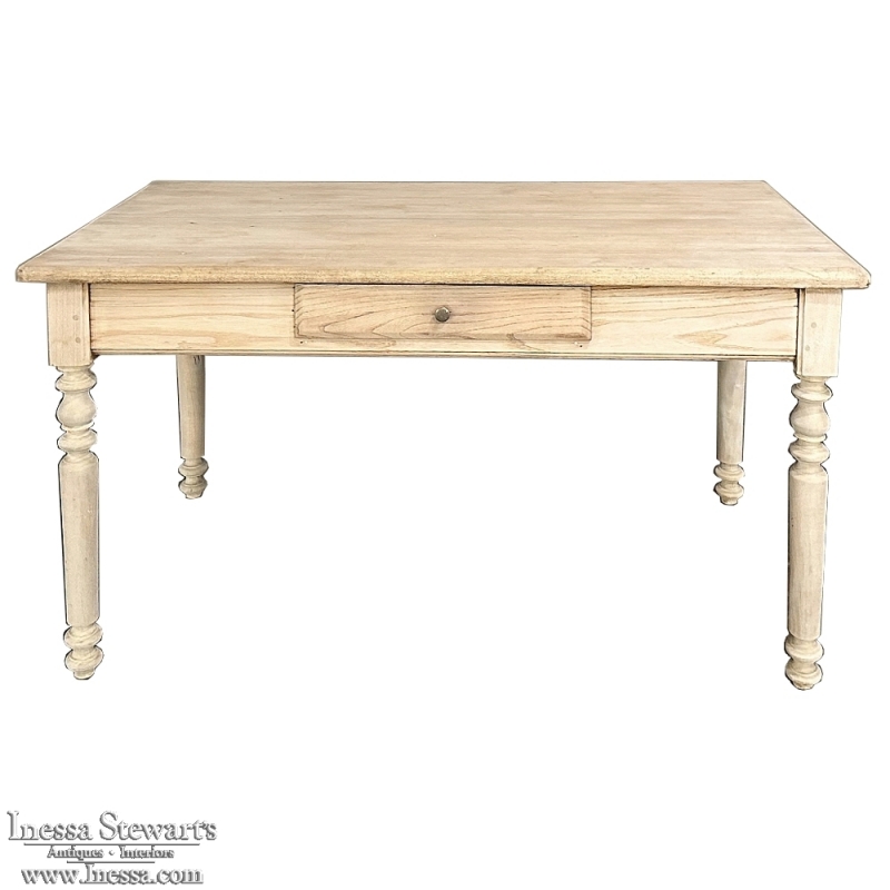 Antique Country French Oak End Table ~ Library Table