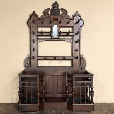 Grand 19th Century Henri II Renaissance Revival Hall Tree
