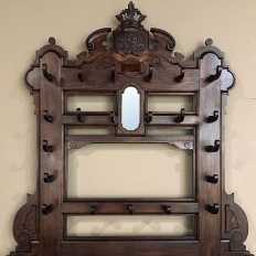 Grand 19th Century Henri II Renaissance Revival Hall Tree