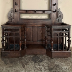 Grand 19th Century Henri II Renaissance Revival Hall Tree