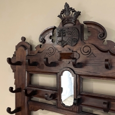 Grand 19th Century Henri II Renaissance Revival Hall Tree