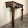 19th Century French Walnut Louis XIV Marble Top Console