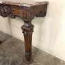 19th Century French Walnut Louis XIV Marble Top Console