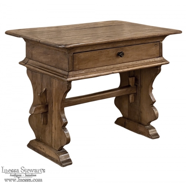Rustic 19th Century Spanish End Table