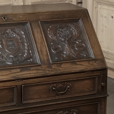 Antique English Rustic Secretary Desk