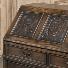 Antique English Rustic Secretary Desk