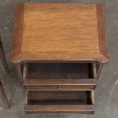 Pair Antique French Directoire ~ Neoclassical End Tables - Nightstands