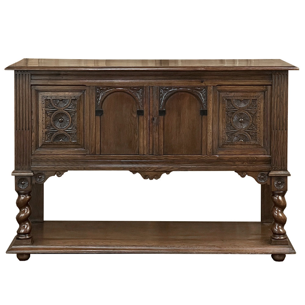 19th Century Dutch Colonial Neoclassical Raised Buffet ~ Cabinet, image size:1000x1000