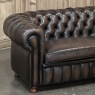 Set of Mid-Century Chesterfield Sofas with Tufted Leather