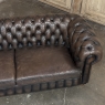 Set of Mid-Century Chesterfield Sofas with Tufted Leather