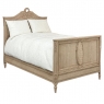 Antique Country French Louis XVI Stripped 3/4 Bed
