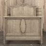 Antique Country French Louis XVI Stripped 3/4 Bed