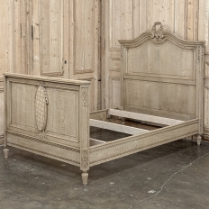 Antique Country French Louis XVI Stripped 3/4 Bed