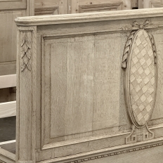 Antique Country French Louis XVI Stripped 3/4 Bed