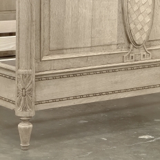 Antique Country French Louis XVI Stripped 3/4 Bed