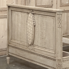 Antique Country French Louis XVI Stripped 3/4 Bed