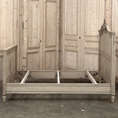 Antique Country French Louis XVI Stripped 3/4 Bed