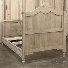 Antique Country French Louis XVI Stripped 3/4 Bed