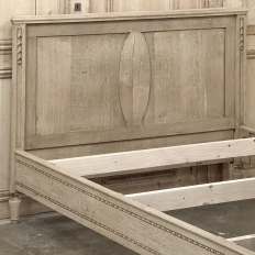 Antique Country French Louis XVI Stripped 3/4 Bed