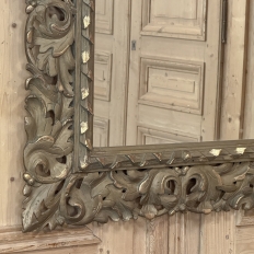 Antique Italian Renaissance Carved Giltwood Wall Mirror