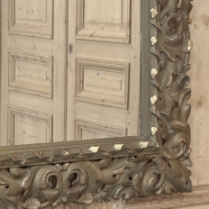 Antique Italian Renaissance Carved Giltwood Wall Mirror