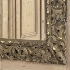 Antique Italian Renaissance Carved Giltwood Wall Mirror