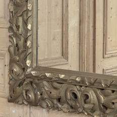 Antique Italian Renaissance Carved Giltwood Wall Mirror