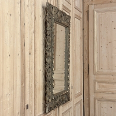 Antique Italian Renaissance Carved Giltwood Wall Mirror