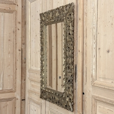 Antique Italian Renaissance Carved Giltwood Wall Mirror