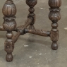 Antique French Renaissance Octagonal Carved End Table