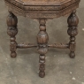 Antique French Renaissance Octagonal Carved End Table