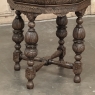 Antique French Renaissance Octagonal Carved End Table
