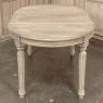 Antique French Louis XVI Oval Dining Table in Stripped Oak