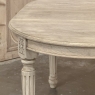 Antique French Louis XVI Oval Dining Table in Stripped Oak