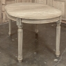 Antique French Louis XVI Oval Dining Table in Stripped Oak