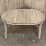 Antique French Louis XVI Oval Dining Table in Stripped Oak