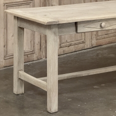 19th Century Rustic Table ~ Desk in Stripped Oak