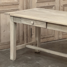 19th Century Rustic Table ~ Desk in Stripped Oak