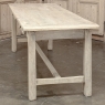 19th Century Rustic Table ~ Desk in Stripped Oak