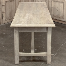 19th Century Rustic Table ~ Desk in Stripped Oak