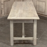 19th Century Rustic Table ~ Desk in Stripped Oak