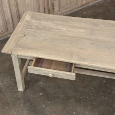 19th Century Rustic Table ~ Desk in Stripped Oak
