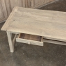 19th Century Rustic Table ~ Desk in Stripped Oak
