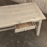 19th Century Rustic Table ~ Desk in Stripped Oak